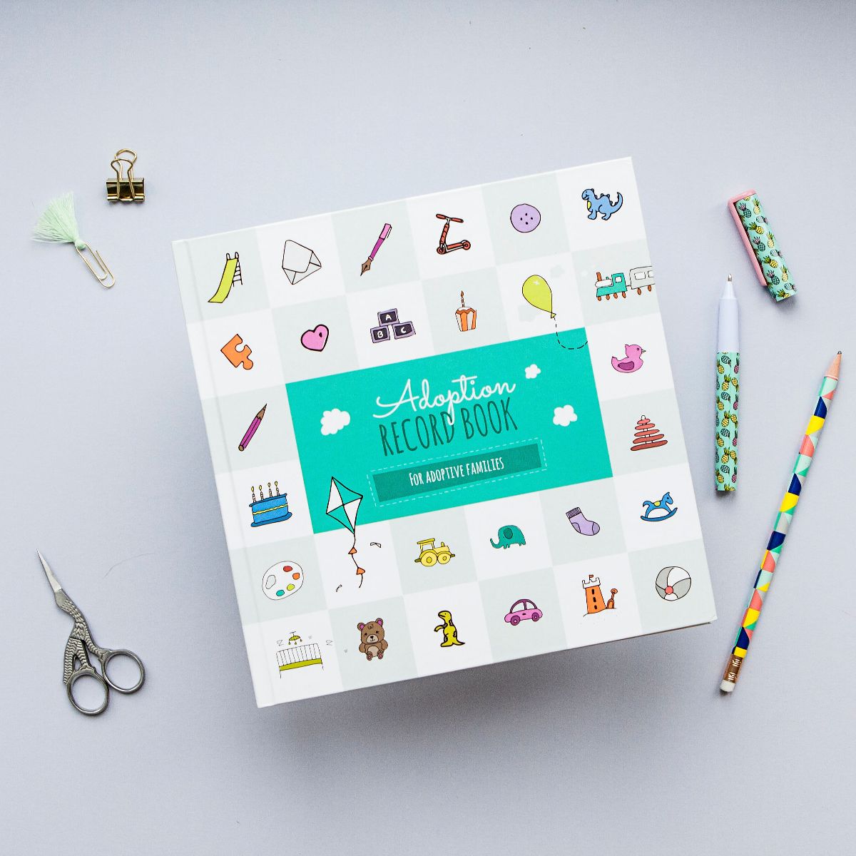 Mr. Wonderful Sticker book to personalize diaries and calendars