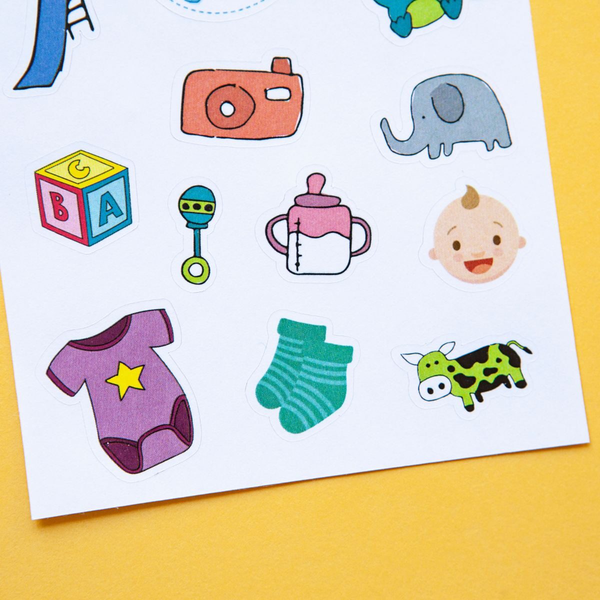 Unisex Baby Scrapbook Stickers